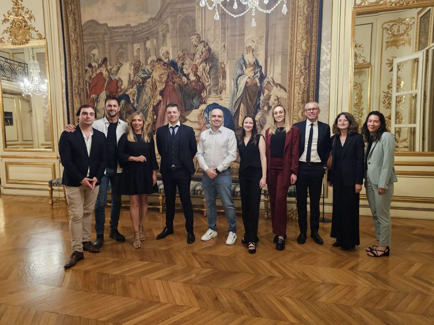 TriCell team at a French institutional reception