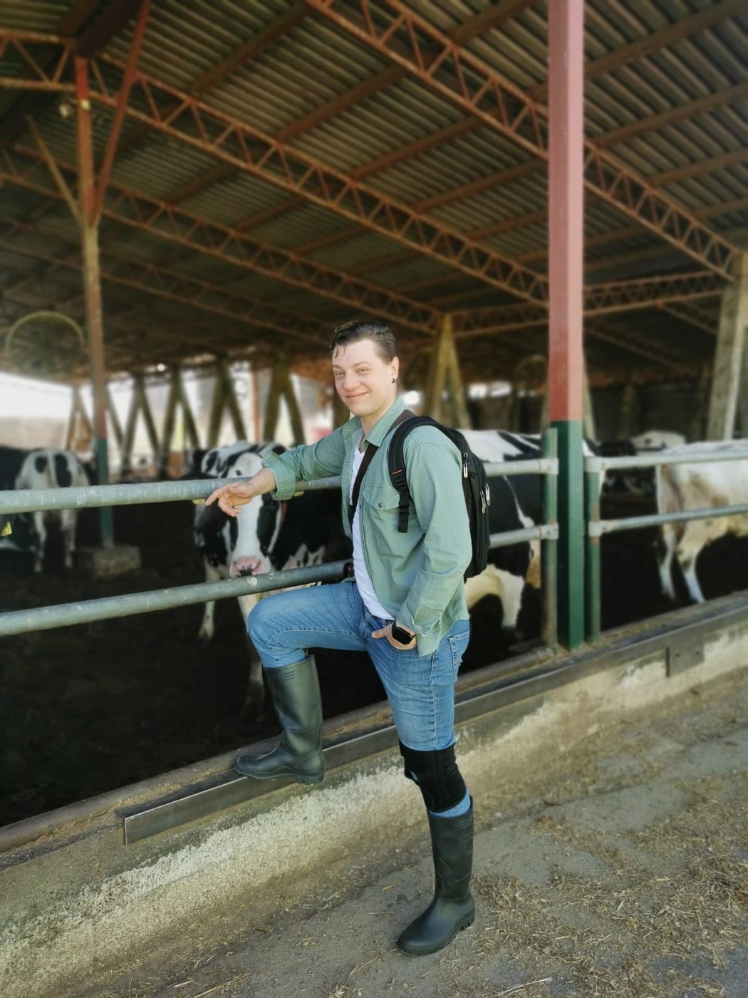 On-farm field visit with the herd in Serbia