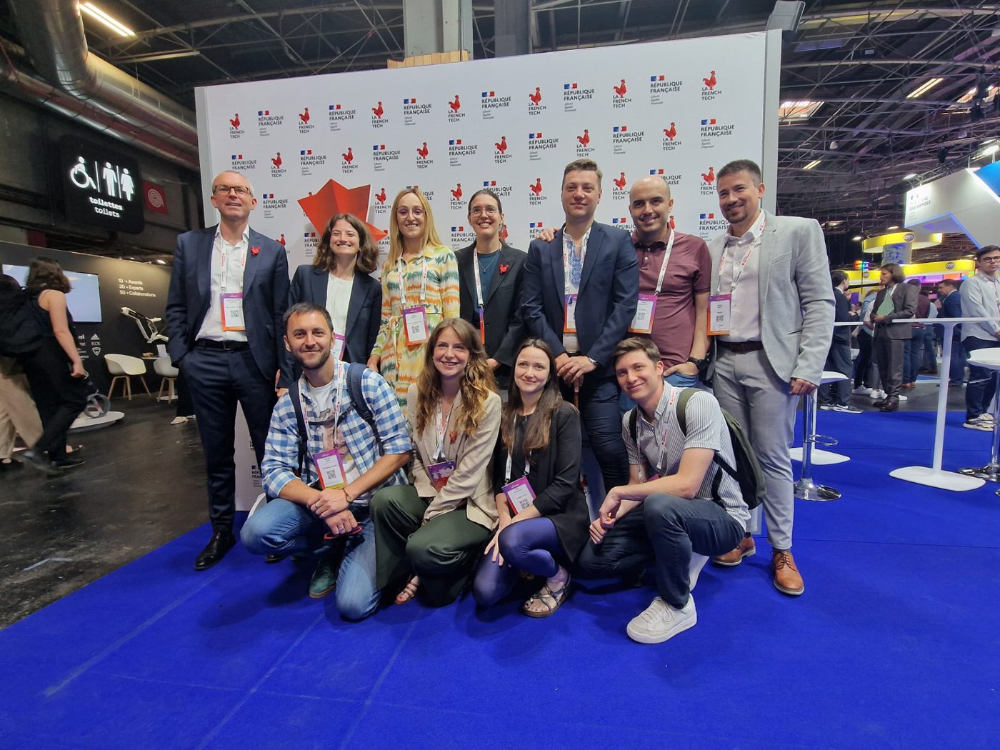 TriCell team at the La French Tech pavilion, VivaTech