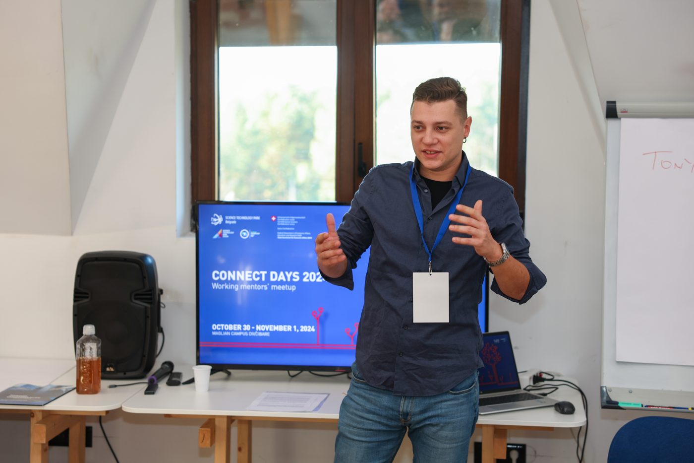 TriCell speaking at Connect Days 2024, Science Technology Park Belgrade